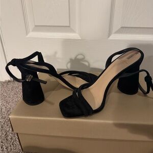 Sam Edelman Black Suede Heels